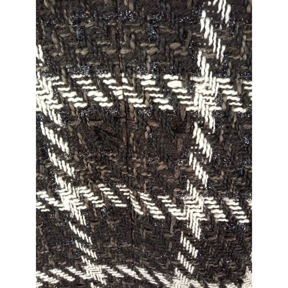 Chico's Women's Brown/White Tweed Blazer Jacket Size 3(16) - Picture 7 of 7